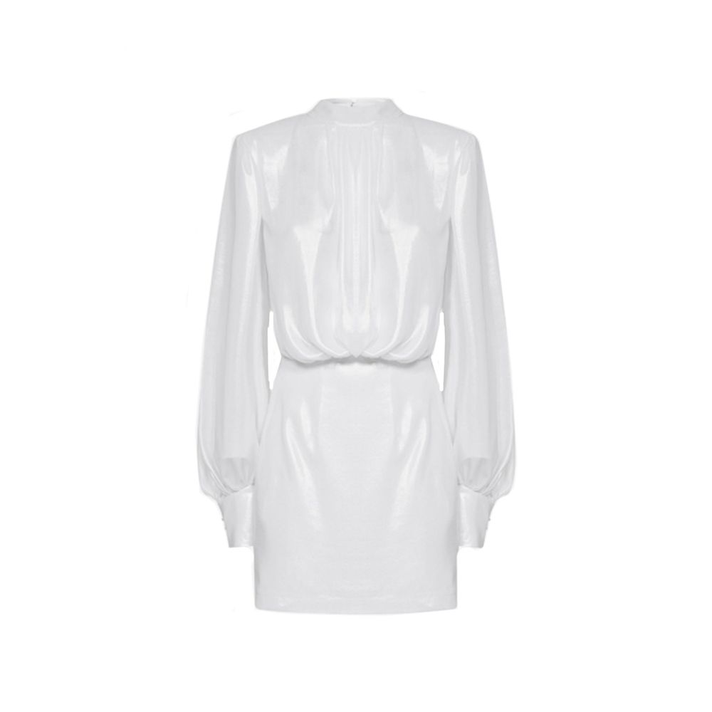 Abelia Laminated Mini Dress
