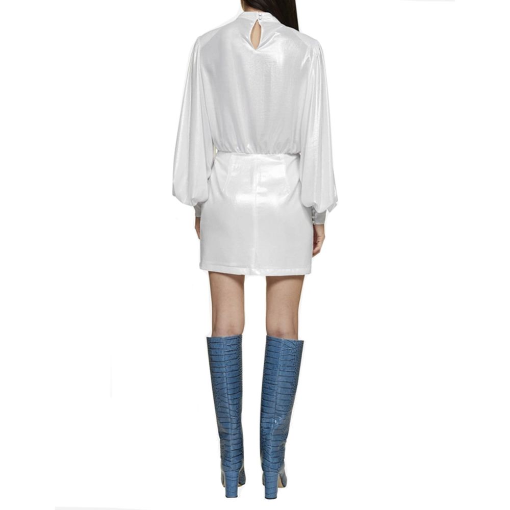 Abelia Laminated Mini Dress