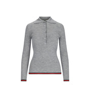 Ribbed-Knit Cashmere And Silk Sweater