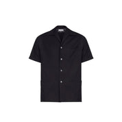 short-sleeve wool shirt