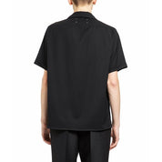 short-sleeve wool shirt