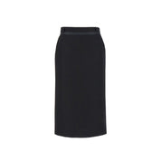 Virgin Wool Grain De Poud Skirt