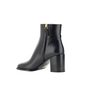 VLogo Leather Ankle Boots