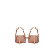 Leather Slingback Pumps