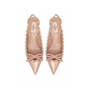 Leather Slingback Pumps