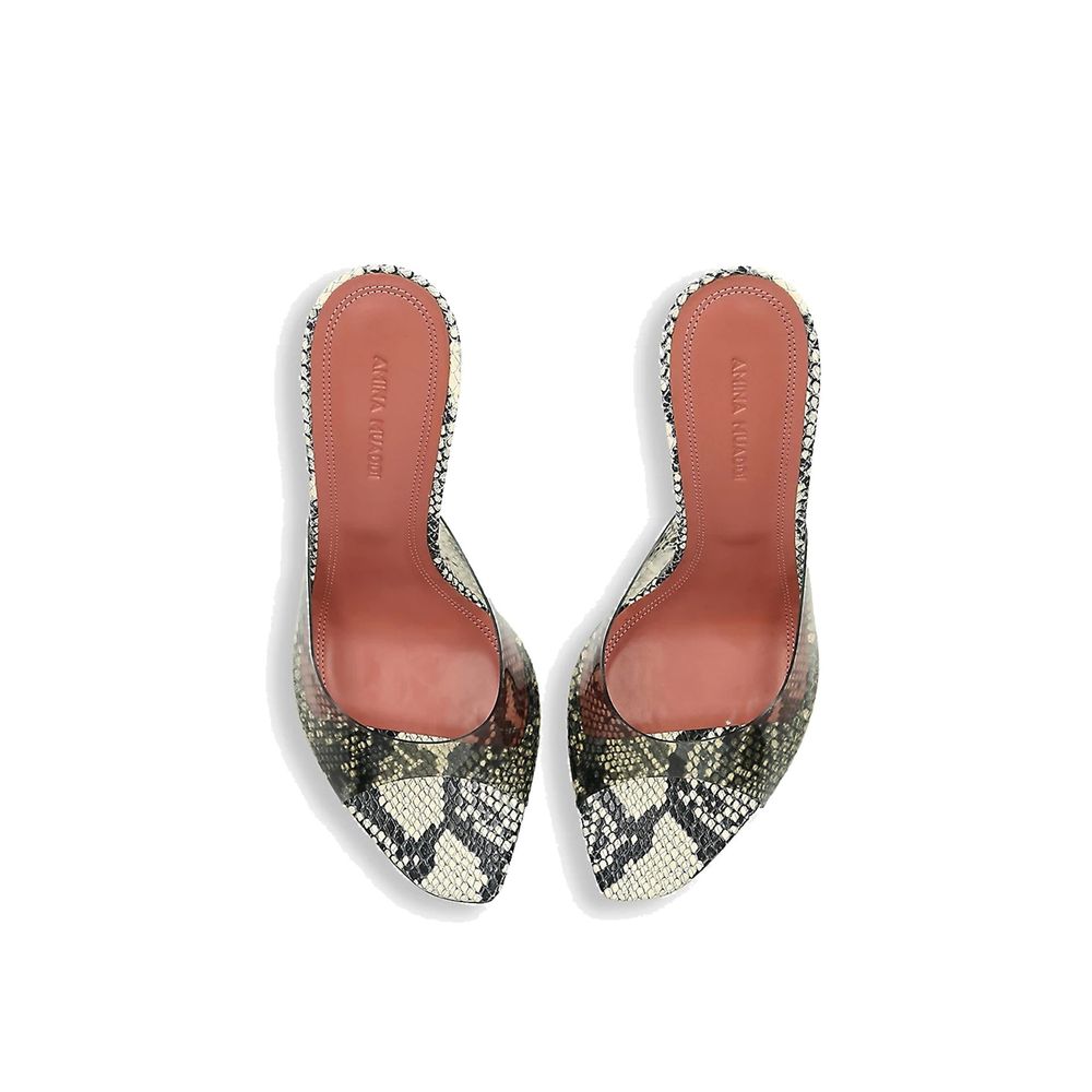 Alexa Glass 95 Snake Sandals