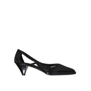 55mm Cut-Out Satin Pumps