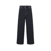 Wide-Leg Denim Jeans