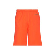 Orange Cotton Shorts
