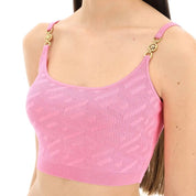 Multicolor Elastane Tank Tops