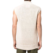 Slogan Print Vest Pullover