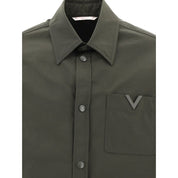 V-Logo Jacket Overshirt