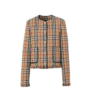Vintage Check Motif Jacket