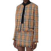 Vintage Check Motif Jacket