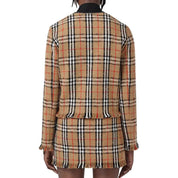 Vintage Check Motif Jacket