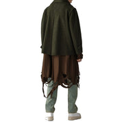 Green Polyamide Coat