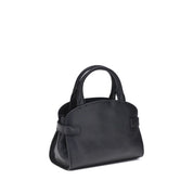 Black Calf Leather Bos Taurus Handbag