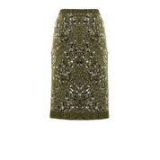 Green Viscose Skirt