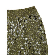 Green Viscose Skirt