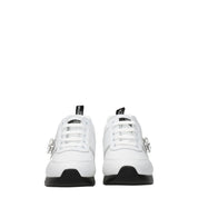 White Leather Low Tops