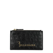 Black Crocodile Cardholders