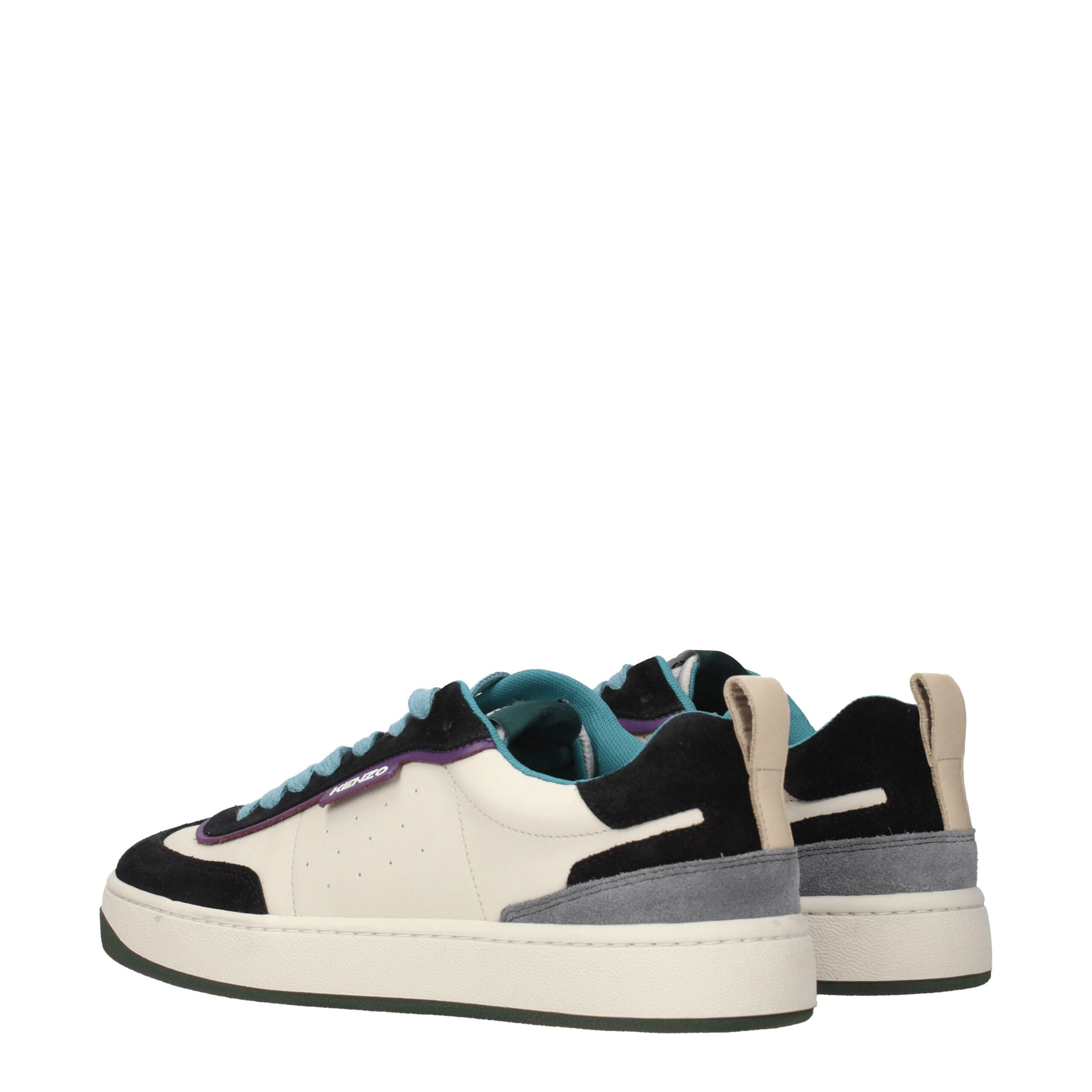Multicolor Leather Low Top Sneakers