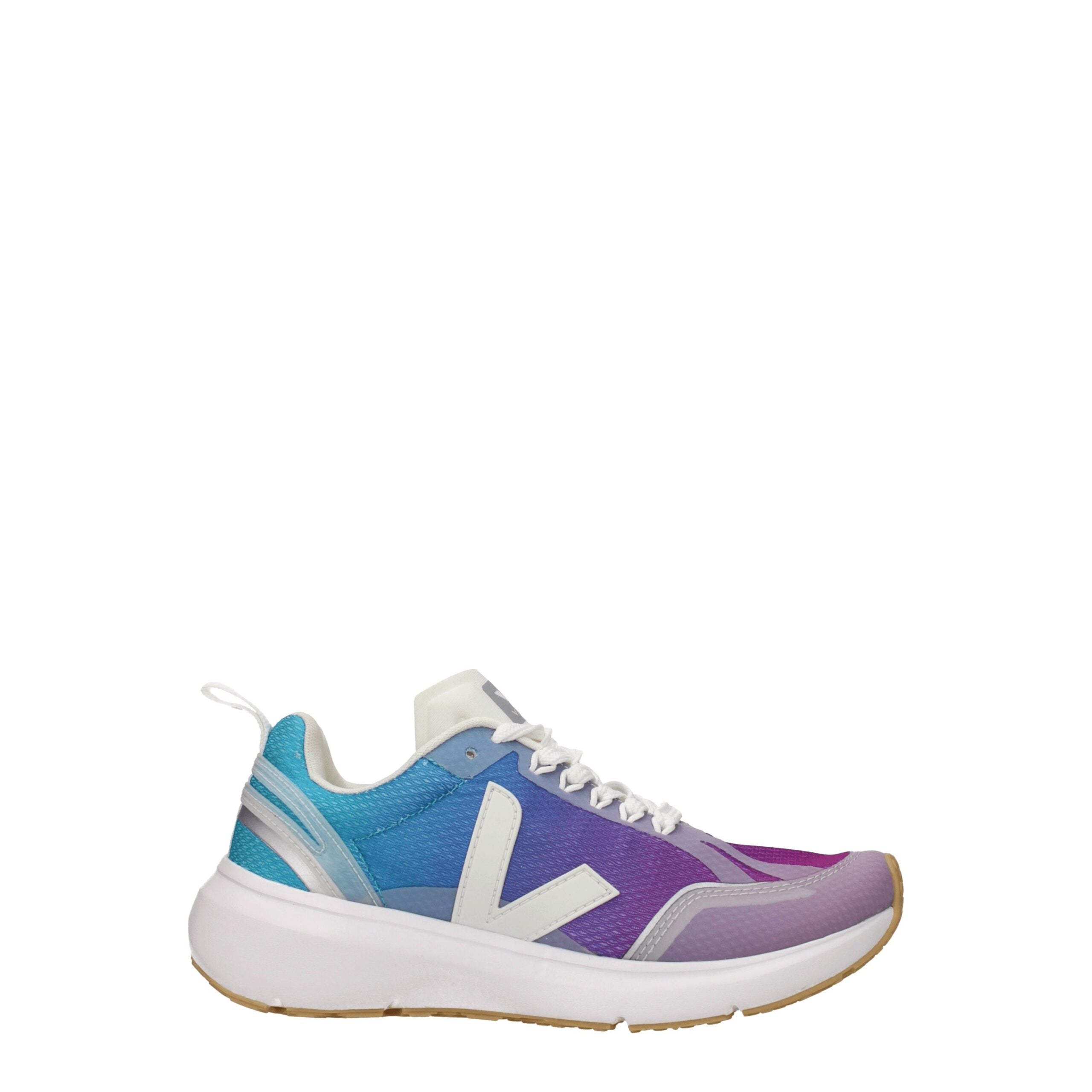 Multicolor Fabric Athletic Sneakers