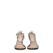 Transparent Pvc Stiletto Heels Sandals
