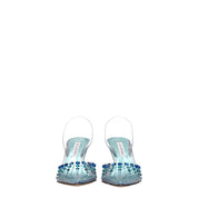 Transparent Pvc Stiletto Heels Sandals
