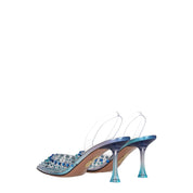 Transparent Pvc Stiletto Heels Sandals