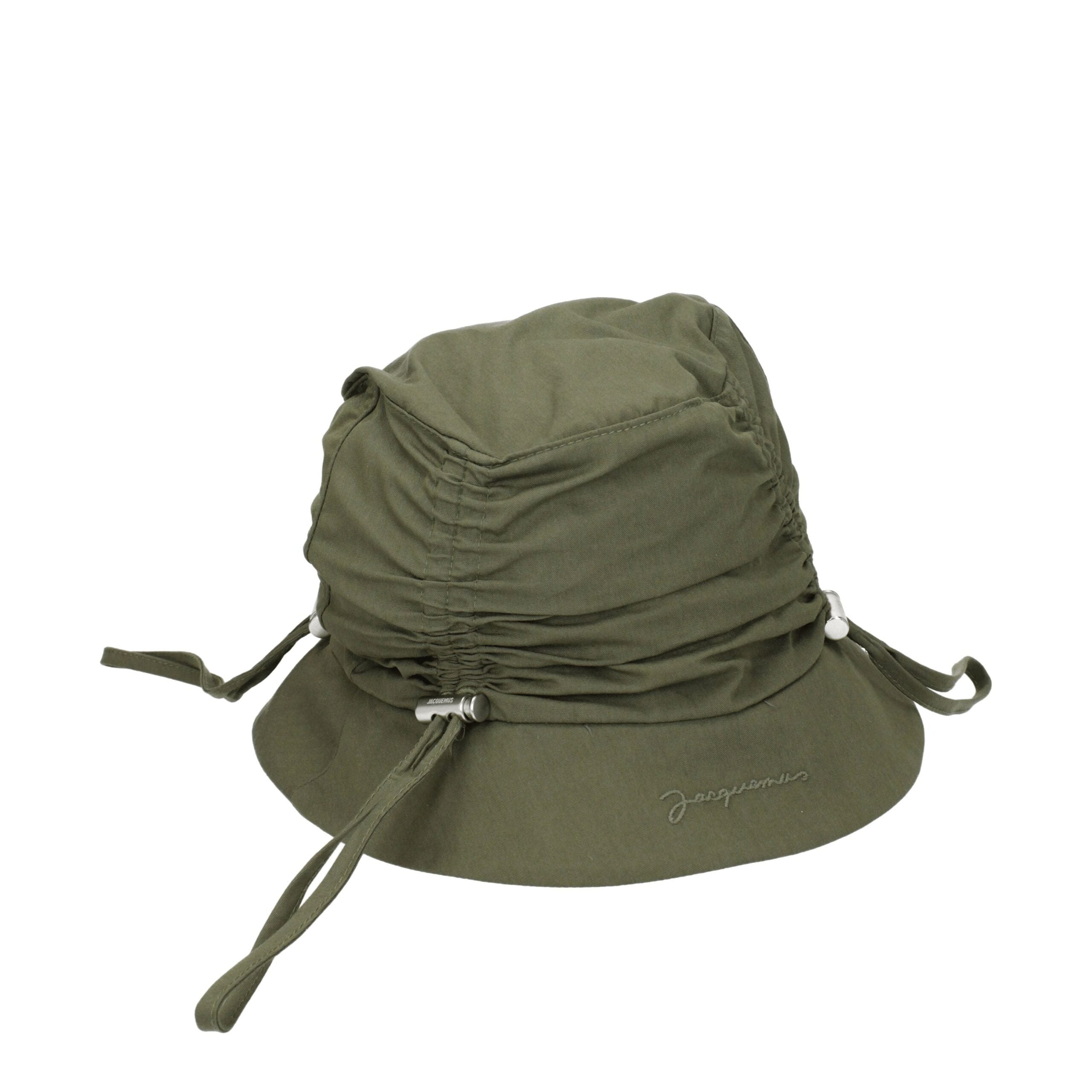 Green Cotton Bucket Hat