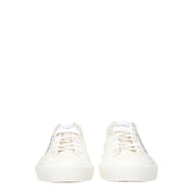 Beige Fabric Low Tops