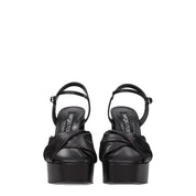 Black Leather Platforms