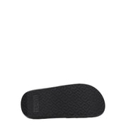 Black Leather Slippers Sandals