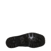 Black Leather Slip-On Loafers