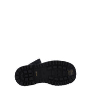 Black Polyethylene Ankle Boots