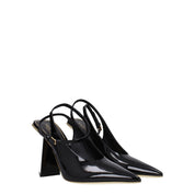 Black Leather Sandals