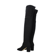 Black Fabric Over The Knee