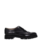 Black Leather Oxfords And Derbies
