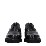 Black Leather Oxfords And Derbies