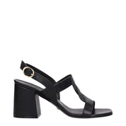 Black Leather Platforms