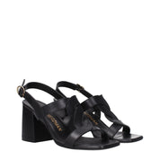 Black Leather Platforms