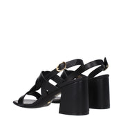 Black Leather Platforms