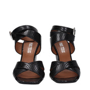 Black Leather Platforms