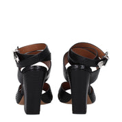 Black Leather Platforms