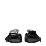 Black Leather Sandals