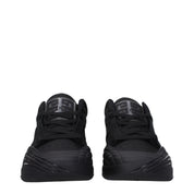 Black Fabric Low Tops