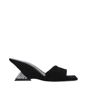 Black Leather Platforms