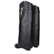 Black Leather Boots
