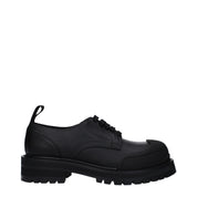 Black Leather Oxfords And Derbies
